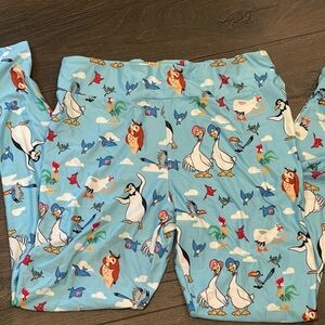 Light blue Birds of Disney leggings